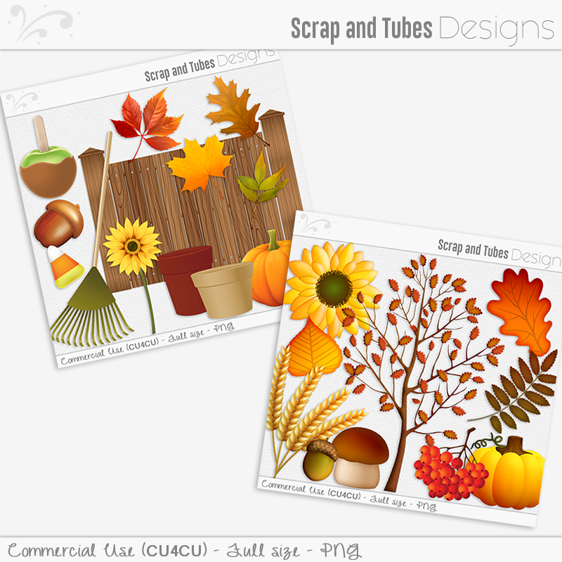 Bundle ~ Cute Autumnal Clipart - Click Image to Close